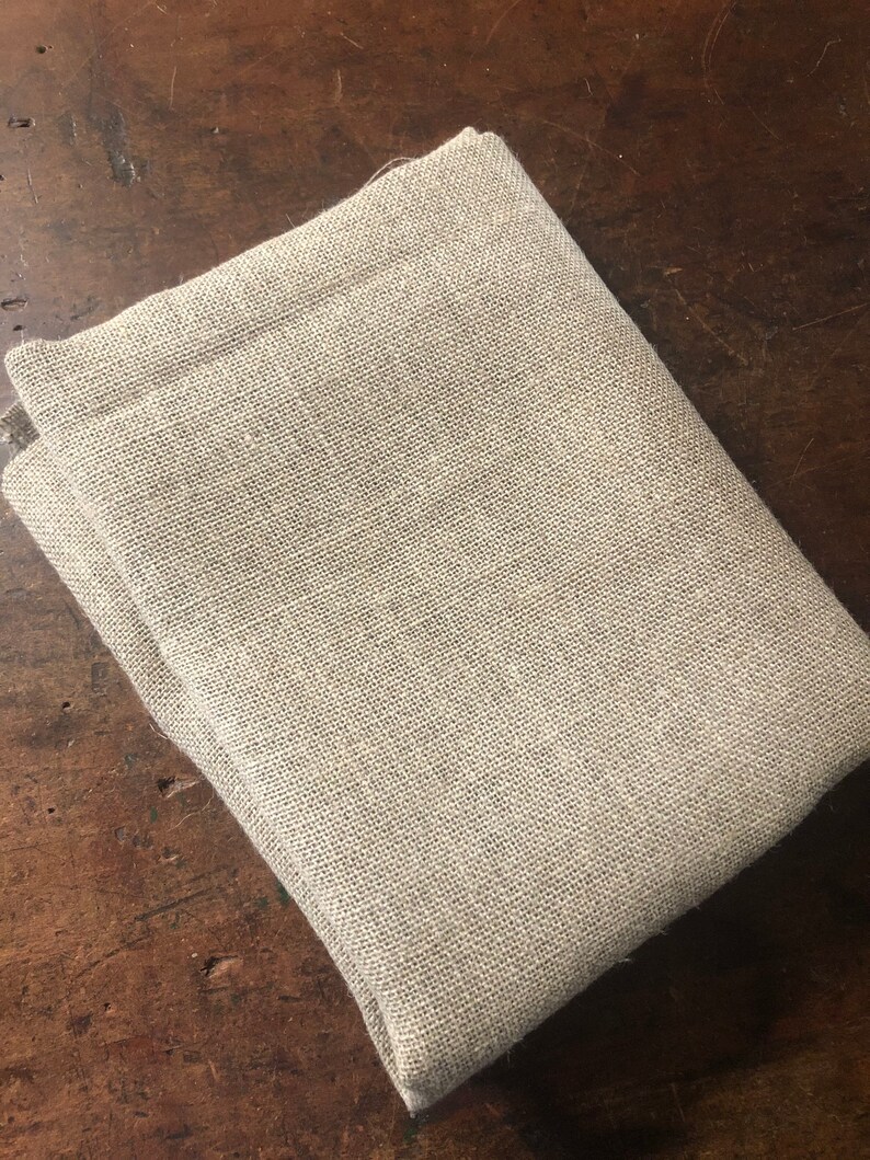 24 square of primitive linen primary backing for rug Etsy
