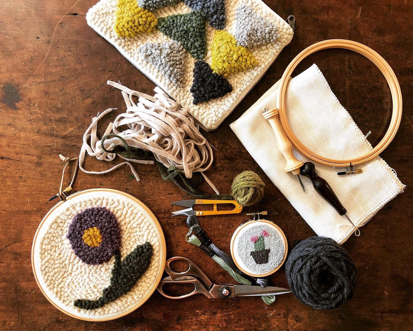 Purple Flower Punch Needle Kit — The Bee & The Bear