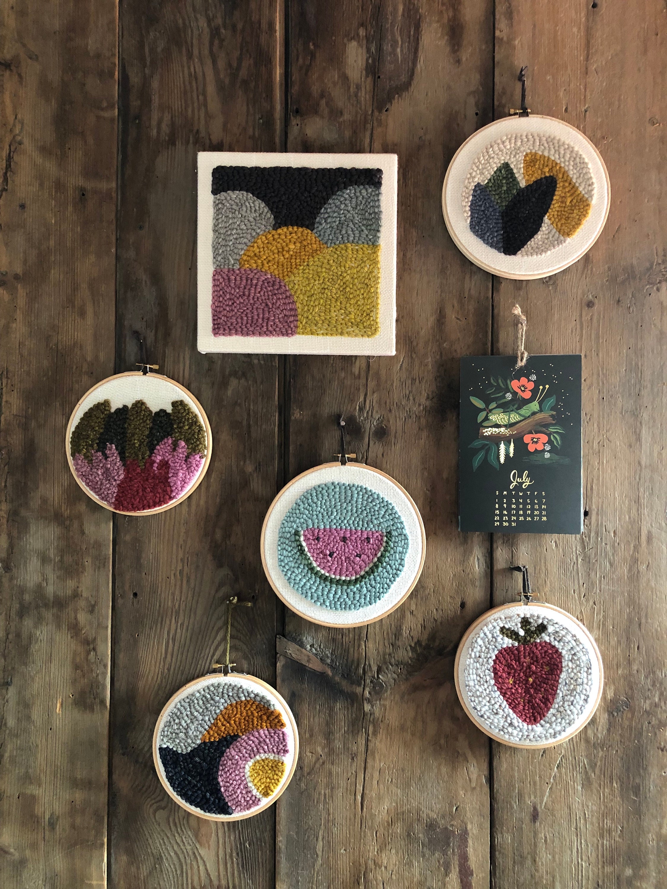 Waving Tulips Punch Needle Kit - Etsy