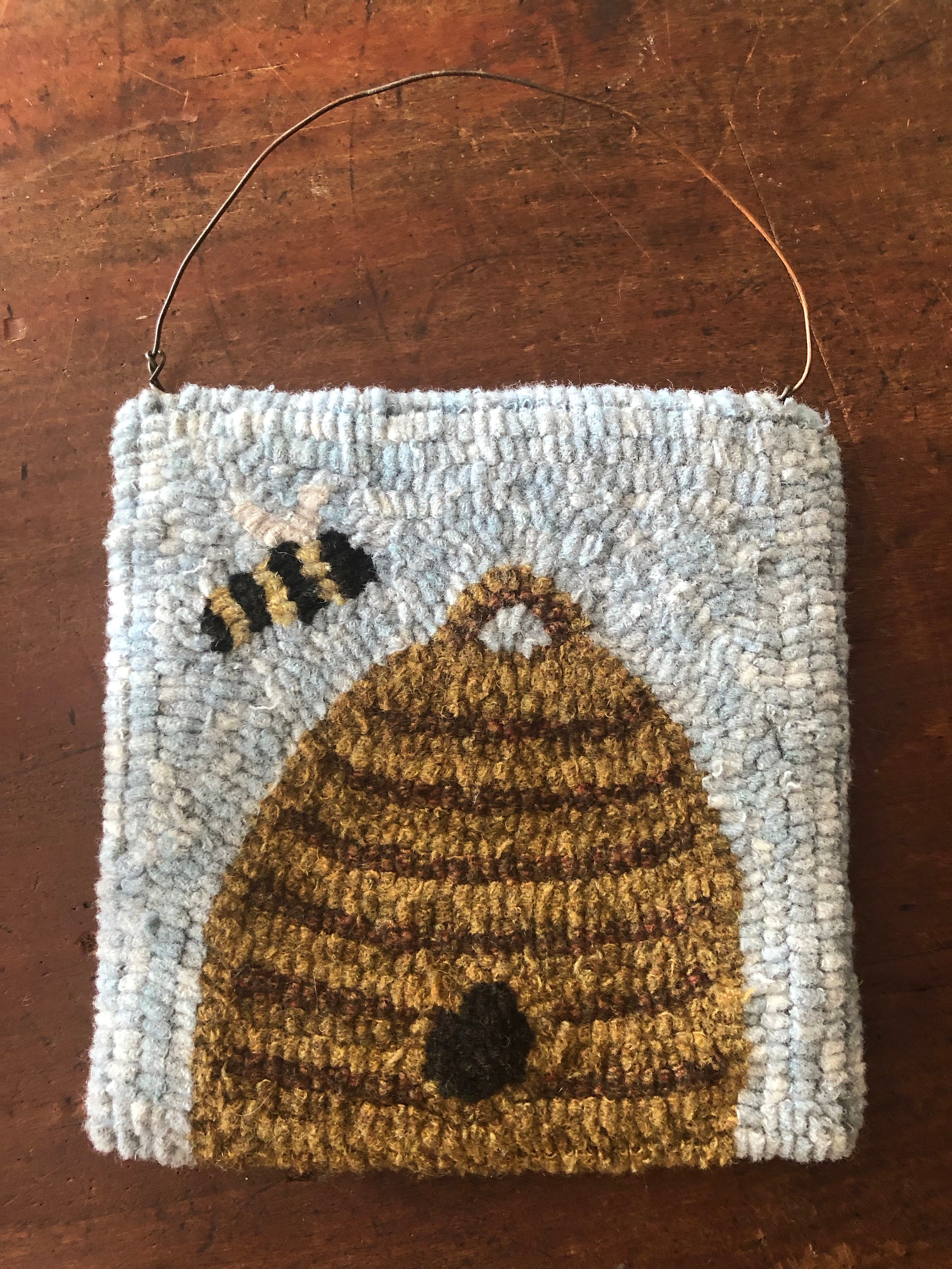Bee Skep Rug Hooking Kit - Etsy