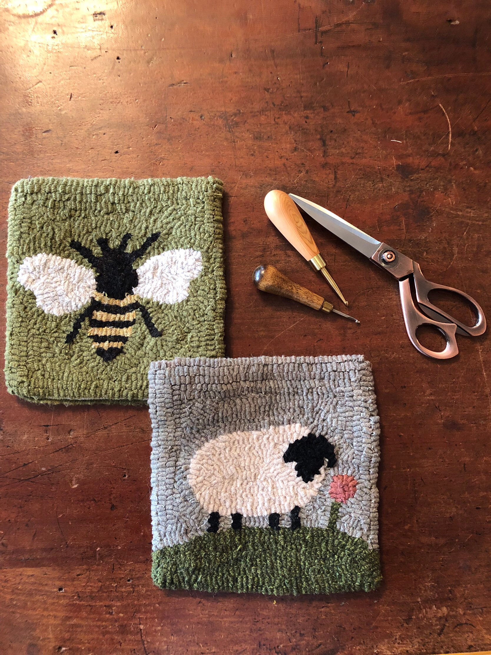 Bee Skep Rug Hooking Kit - Etsy