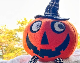 Pumpkin Dangle Legs, Halloween Pumpkin, Halloween Jack-o-Lantern