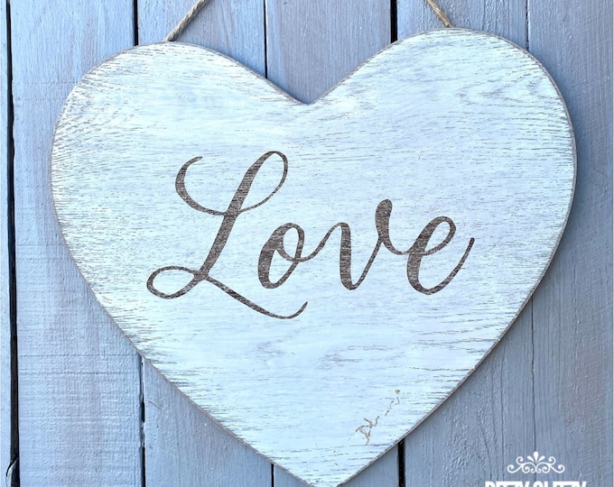 Love heart sign, love sign, sign, love heart, Heart decor, heart shape sign, wedding sign, love decor