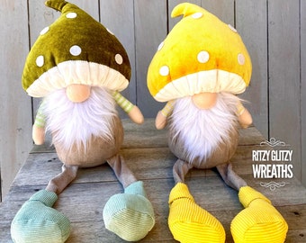 Mushroom Gnomes, polka dot gnomes,