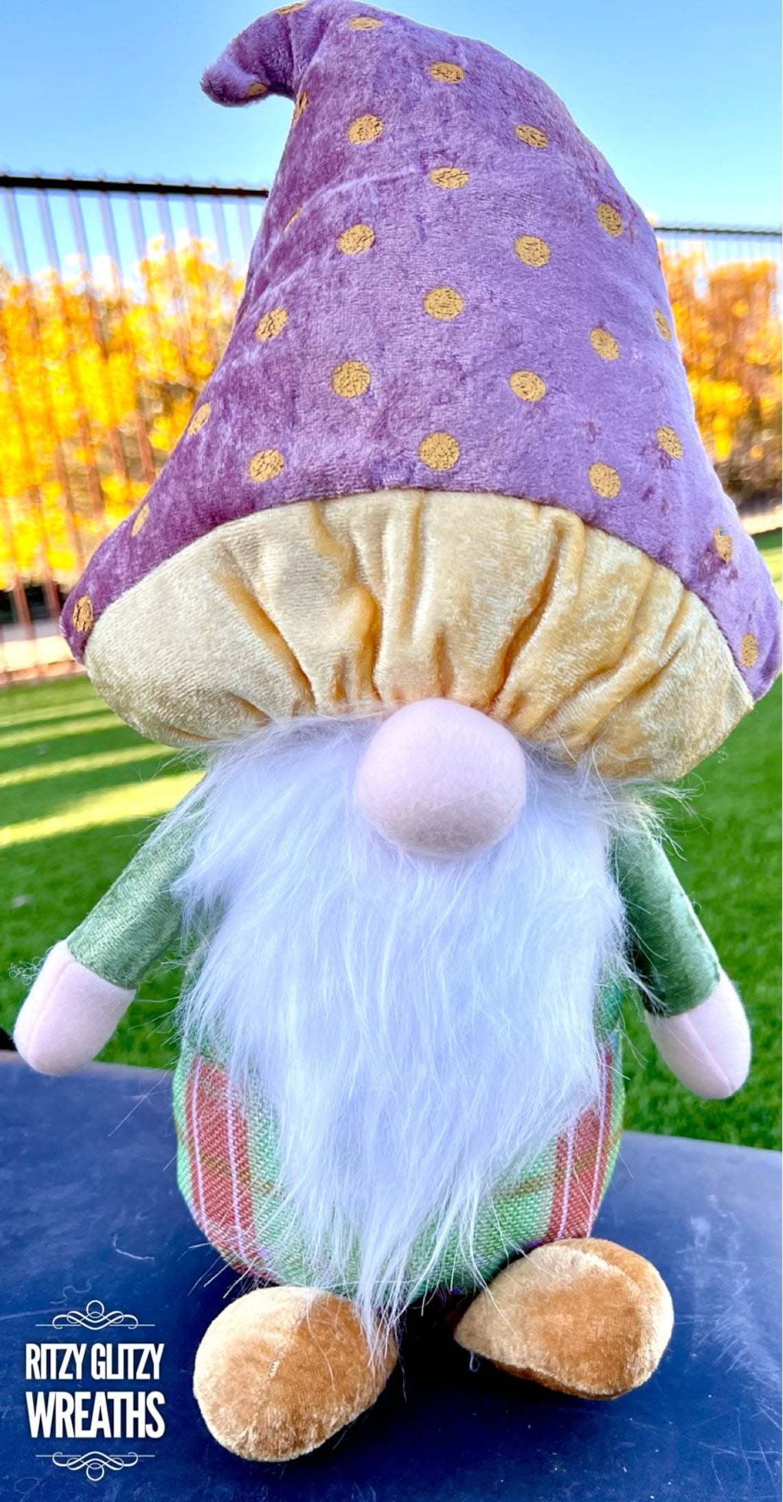 Spring Gnomes Mushroom Gnomes Polka Dot Gnomes Garden Etsy