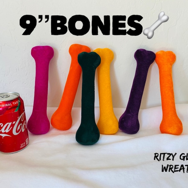 Skeleton bones, skulls, Halloween bones, flocked bones, orange bones, Halloween decor, pink bones, purple bones, October 31, skull decor