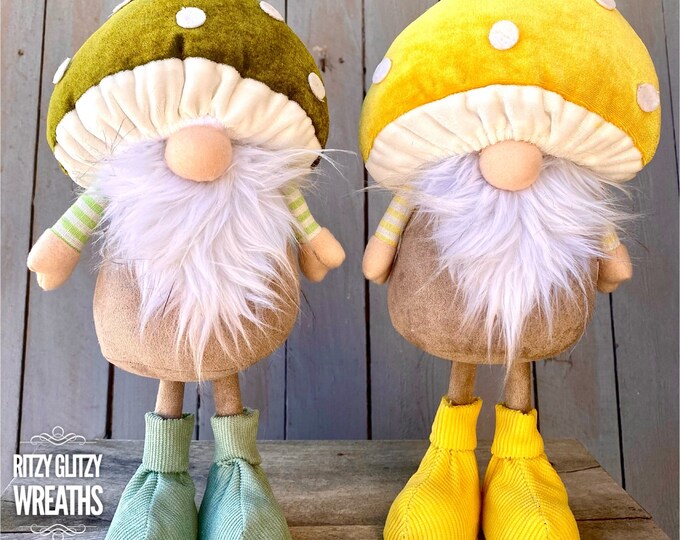 Mushroom Gnomes, polka dot gnomes,