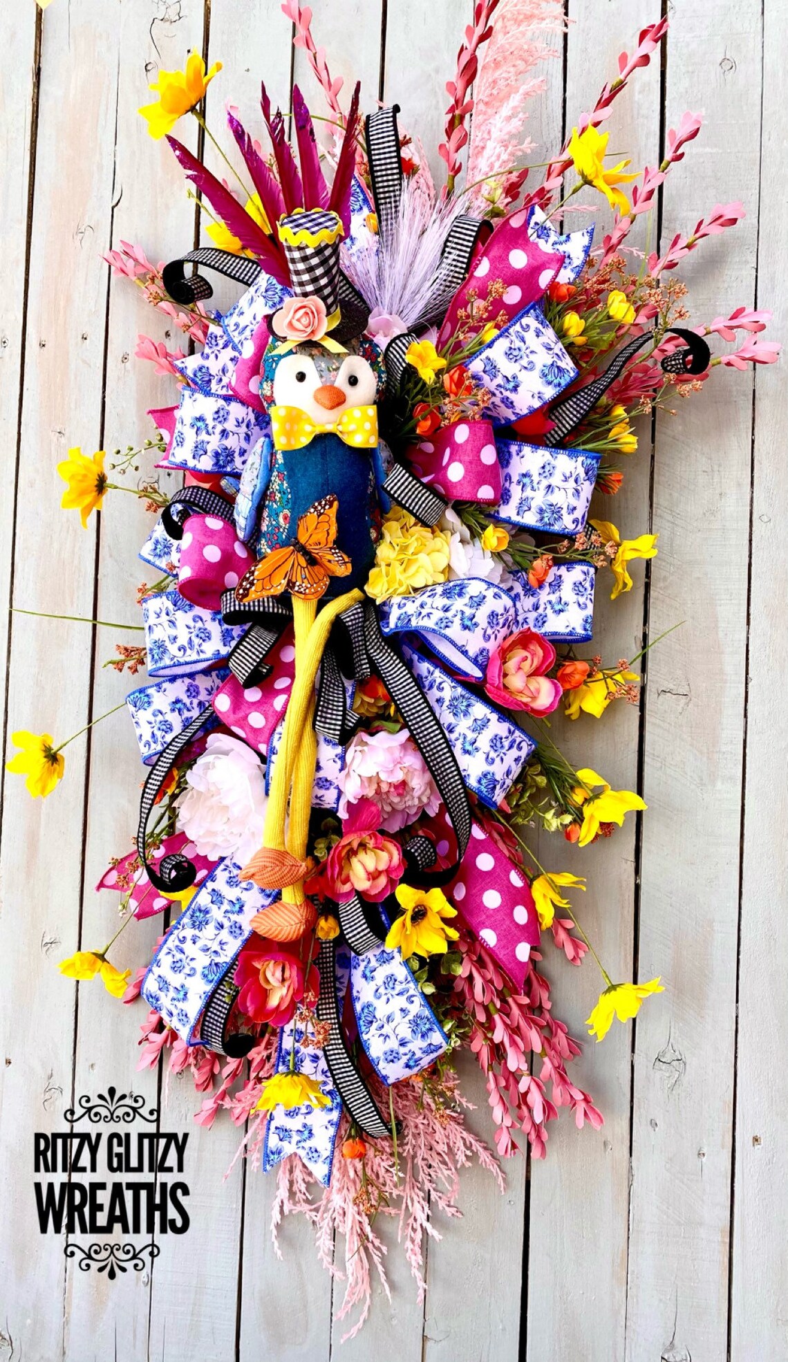 Summer swag everyday Wreaths summer wreath door wreath Etsy