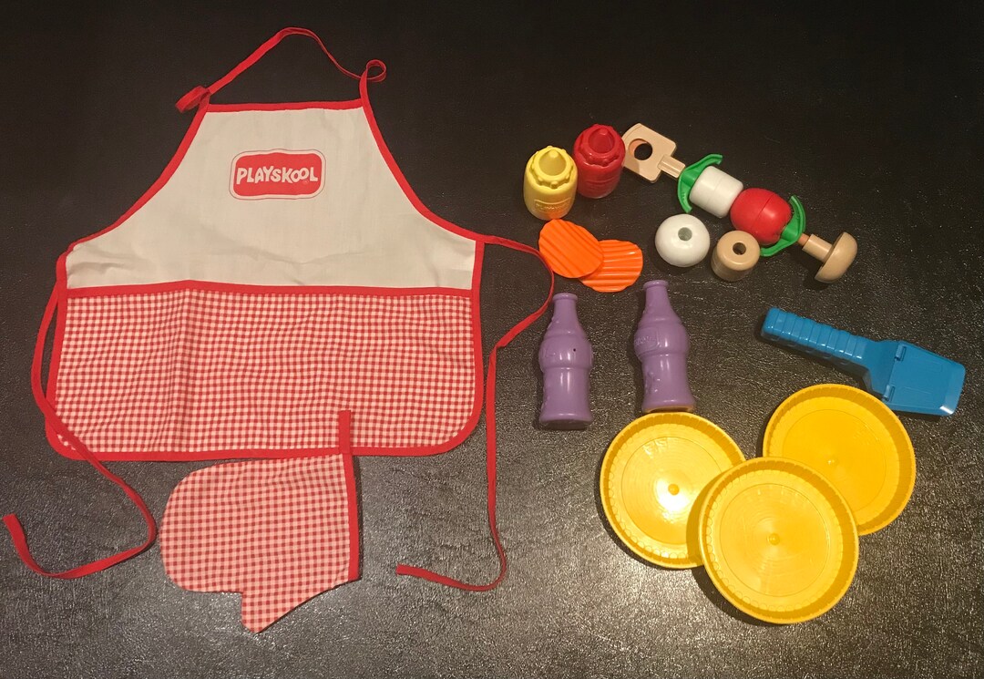 Vintage Playskool Magic Play Grill Barbecue Set 1990s. Etsy