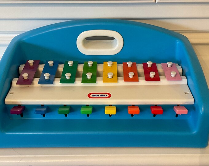Little Tikes Xylophone Piano 8 Keys 1985 Etsy