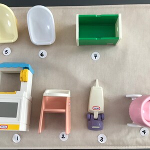 vintage little tikes dollhouse furniture