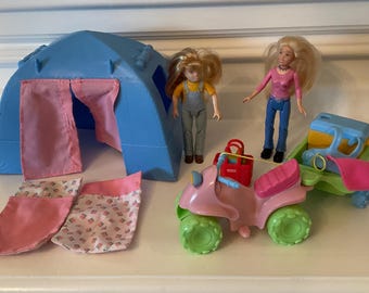 Fisher Price Loving Family Dollhouse ATV CAMPING Set With Accessories Etsy