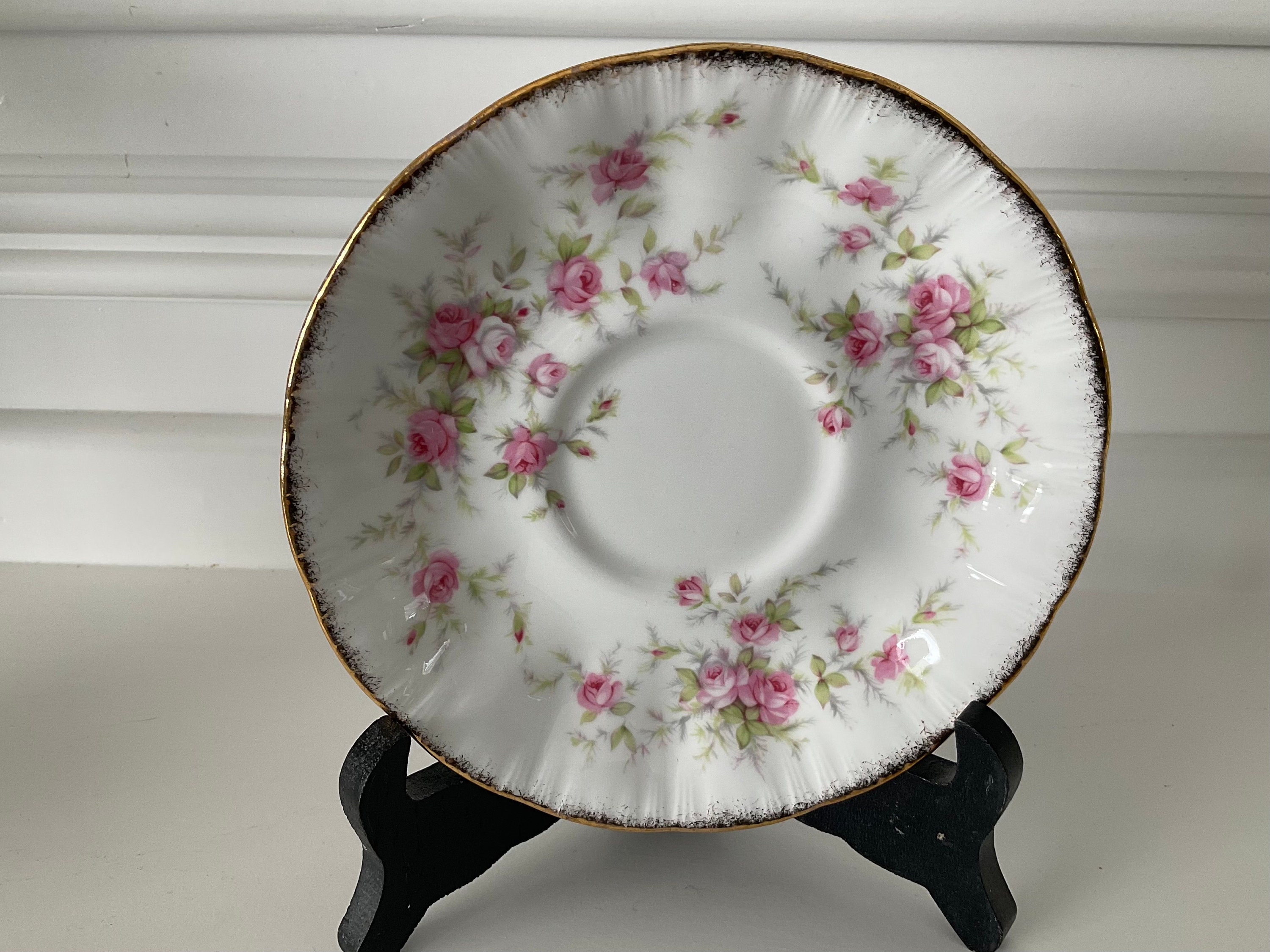 Paragon Victoriana Rose Bone China - Etsy