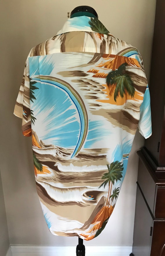 Vintage Rai Nani Hawaiian Short Sleeve Shirt 1970… - image 3