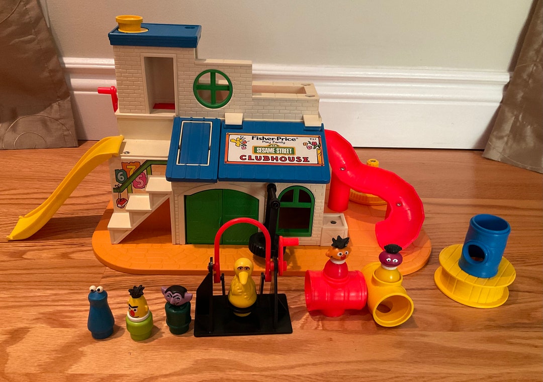 Fisher Price Sesame Street Clubhouse 1976 937 Rare 99% Complete - Etsy