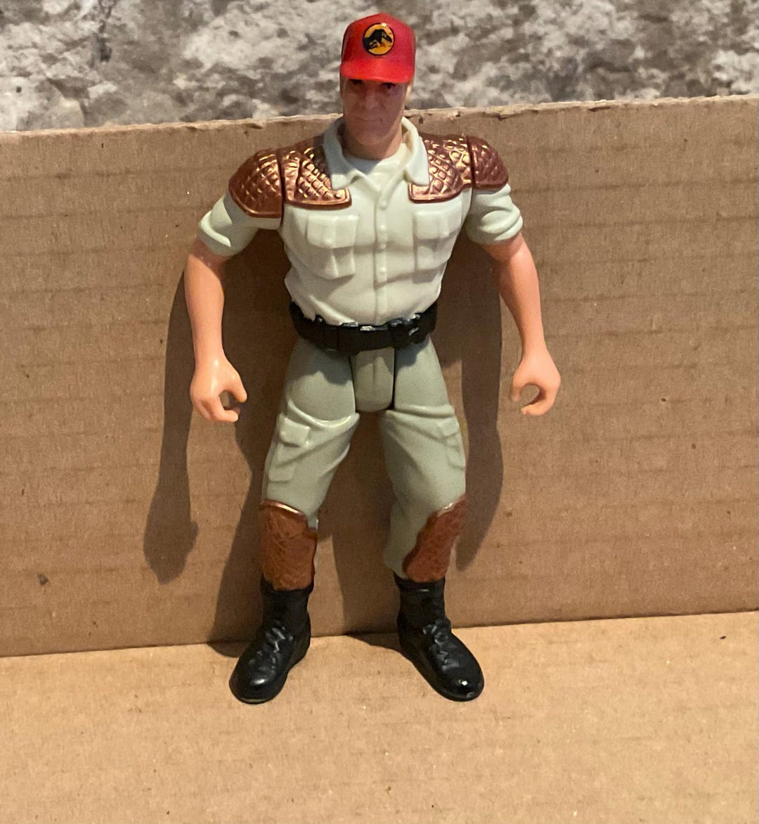 FIGURINE ARTICULÉE JURASSIC Park Series 1 Robert Muldoon cardée 1993