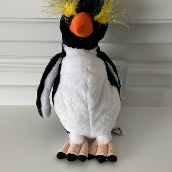 Webkinz Ganz Plush Rockhopper Penguin HM481 With Sealed UNUSED CODE