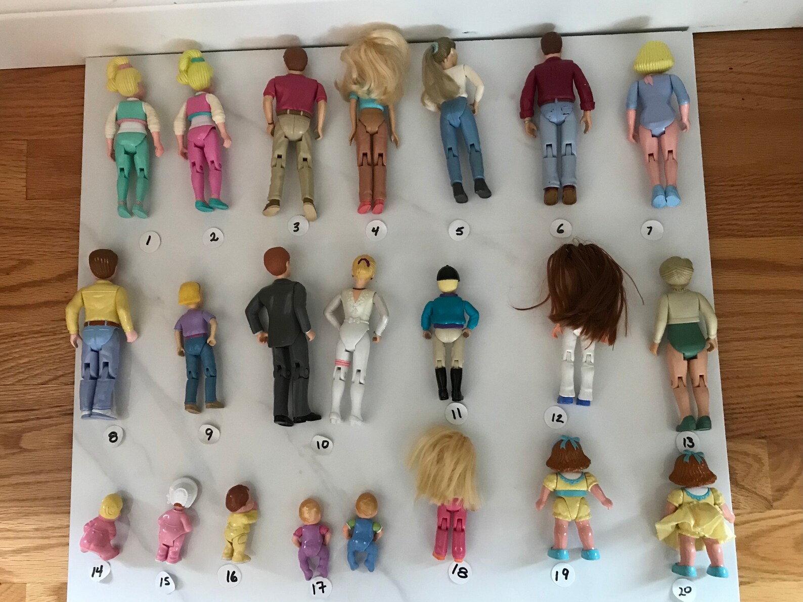 Vintage Fisher Price Loving Family Dollhouse Dolls People Etsy