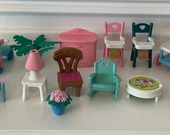 Fisher Price Loving Family Dream Dollhouse Furniture and Accessories 1990s  You Choose 