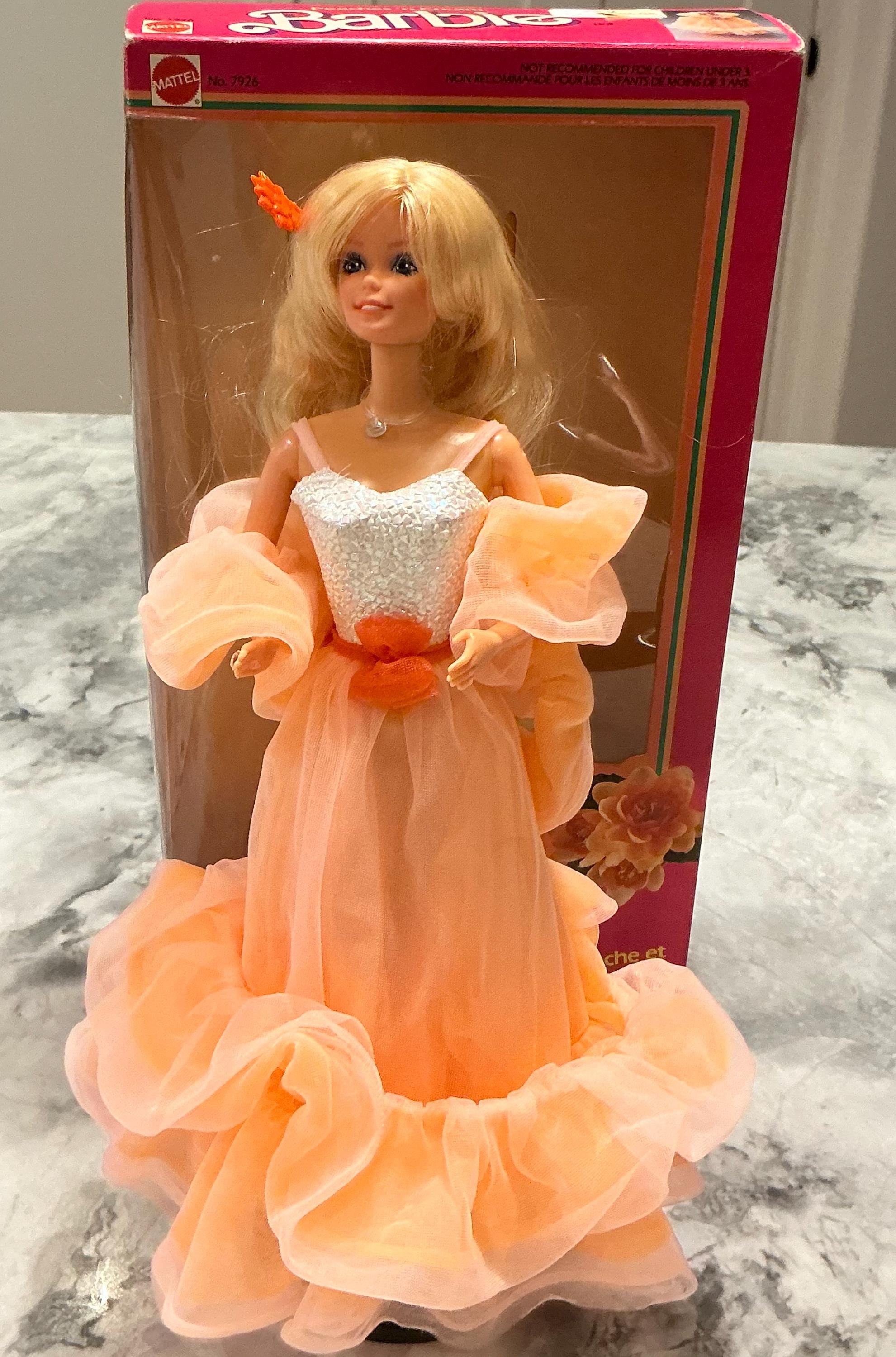 1984 Peaches N' Cream Barbie Doll - Etsy