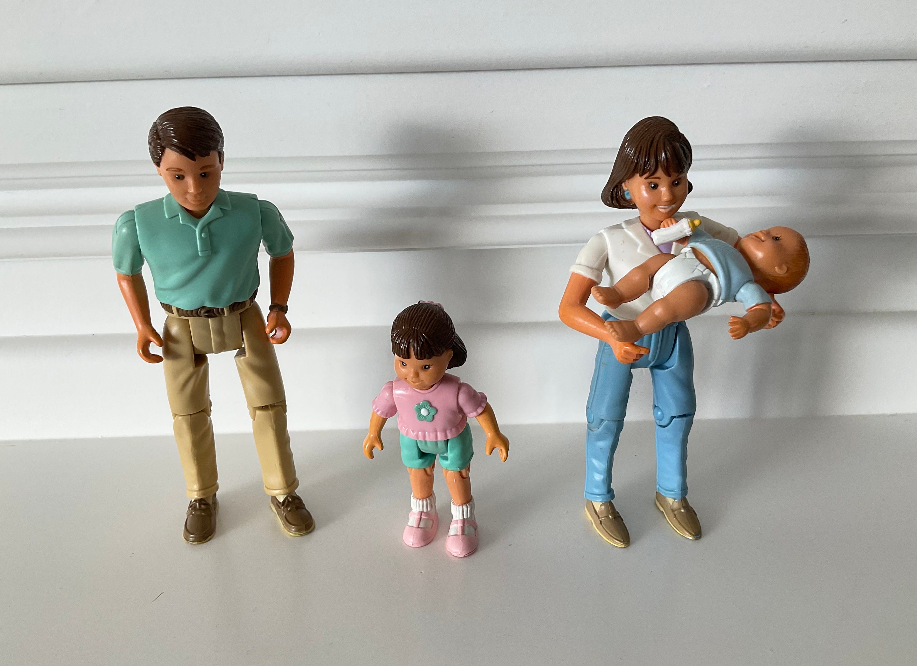 Hispanic dollhouse family hotsell