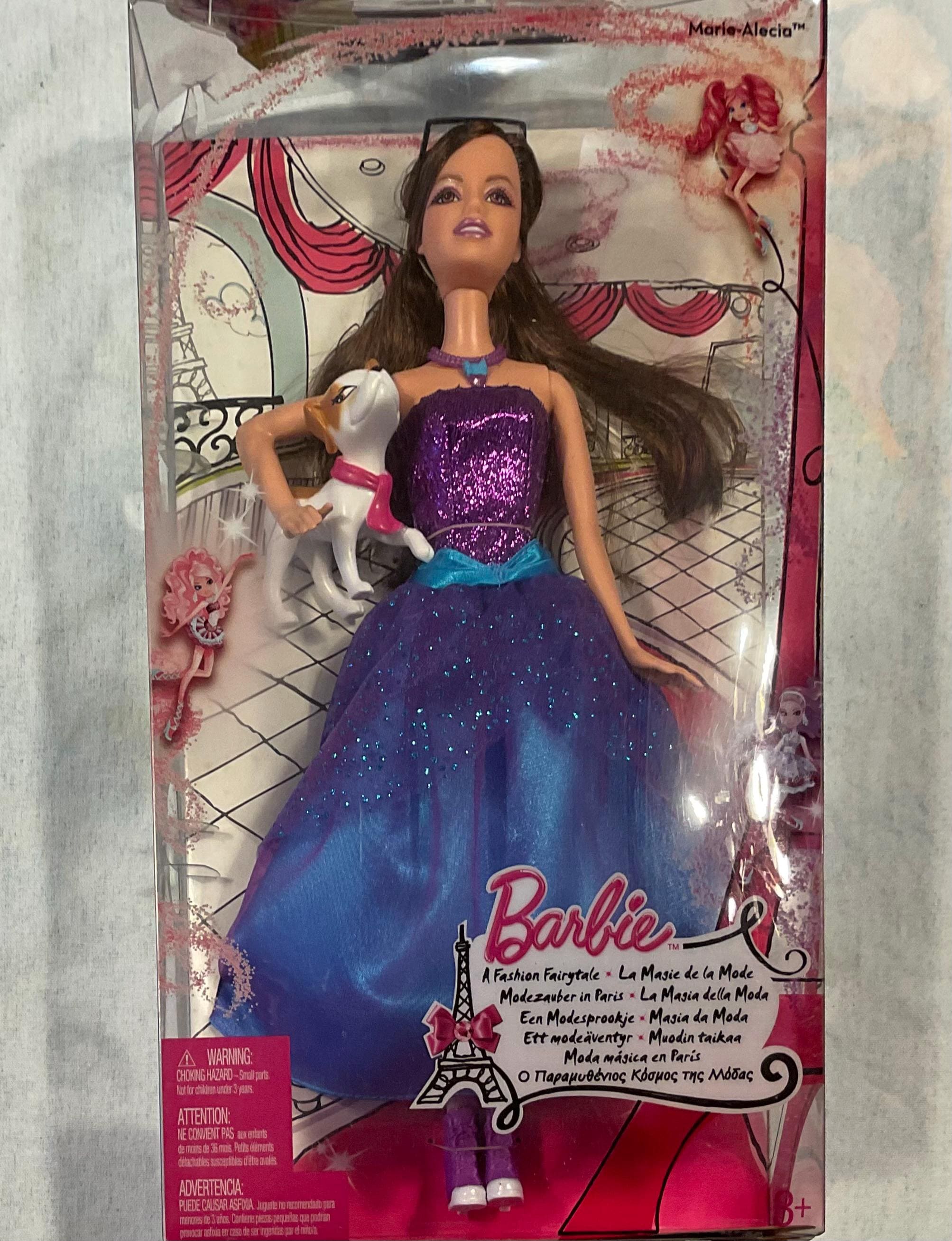 Barbie Doll a Fashion Fairytale Marie-alecia and Her Dog 2009 Rare Foreign  Issue NRFB - Etsy Australia