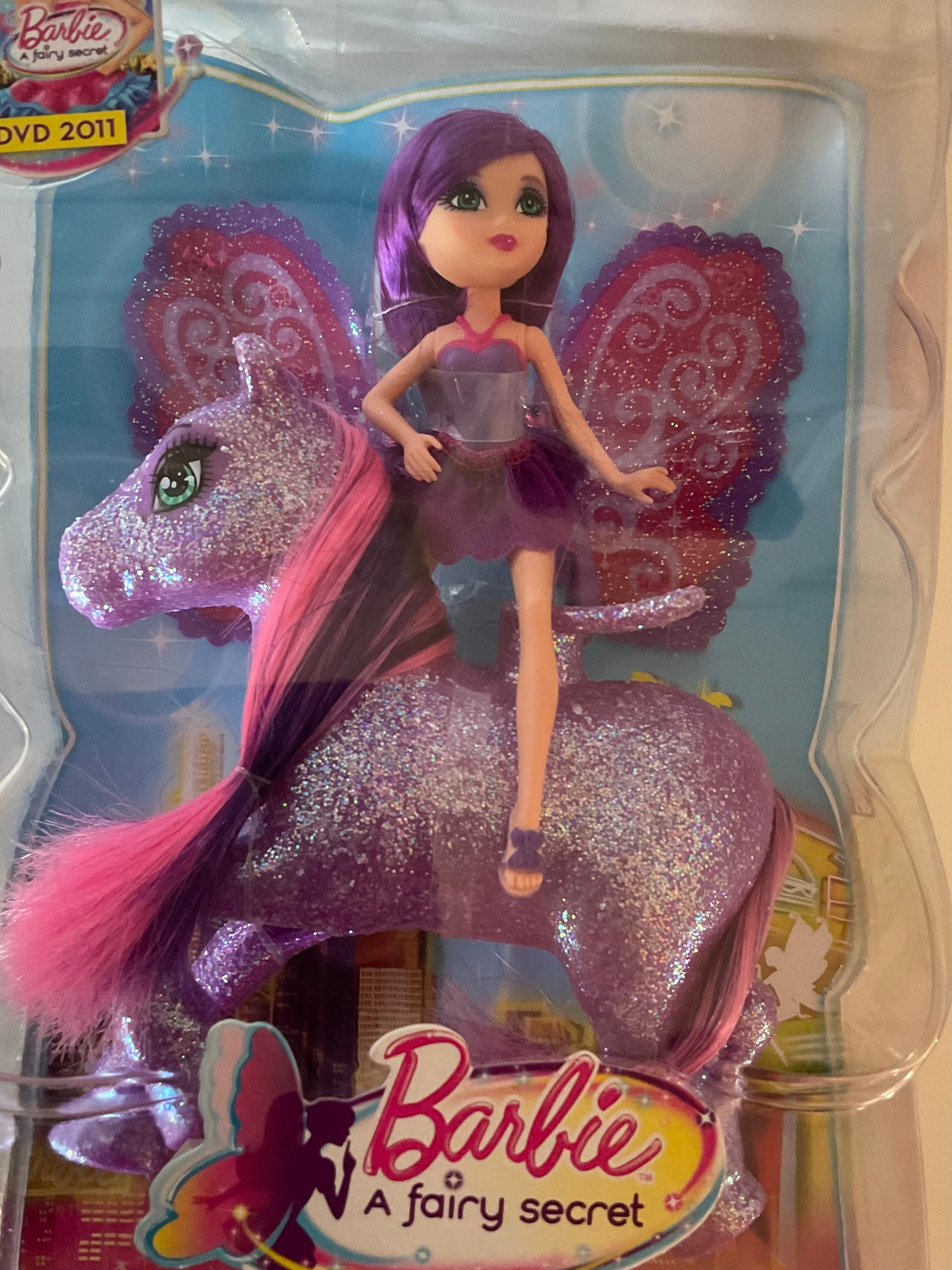 BARBIE Doll PIXIE A Fairy Secret Purple With Fairy Pony BARBIE Doll PIXIE A Fairy Secret Purple With Fairy Pony