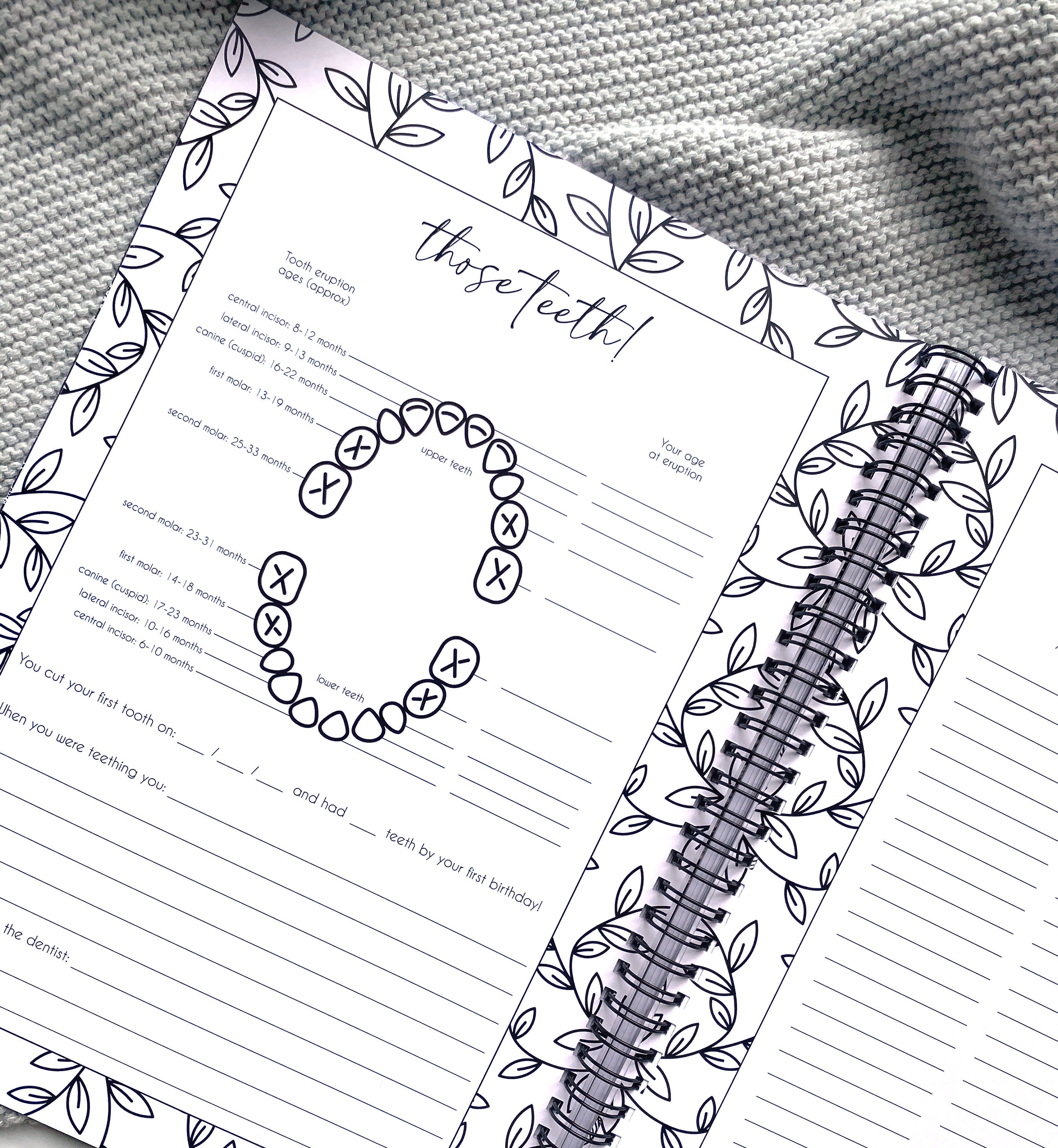 Baby Milestone Book Baby Book Baby Memory Book Pregnancy Etsy