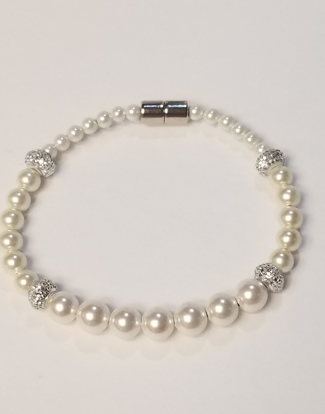 SNT Jewelry White Triple Power High Gauss Bracelet Etsy