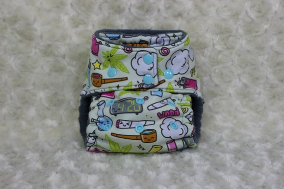 hybrid fitted diaper