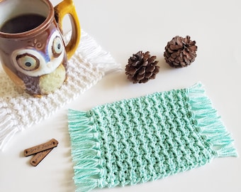 Crochet Pattern | Penelope Mug Rug | Crochet Mug Rug Pattern | Crochet Coaster Pattern | Handmade Home Decor | Instant Download | PDF