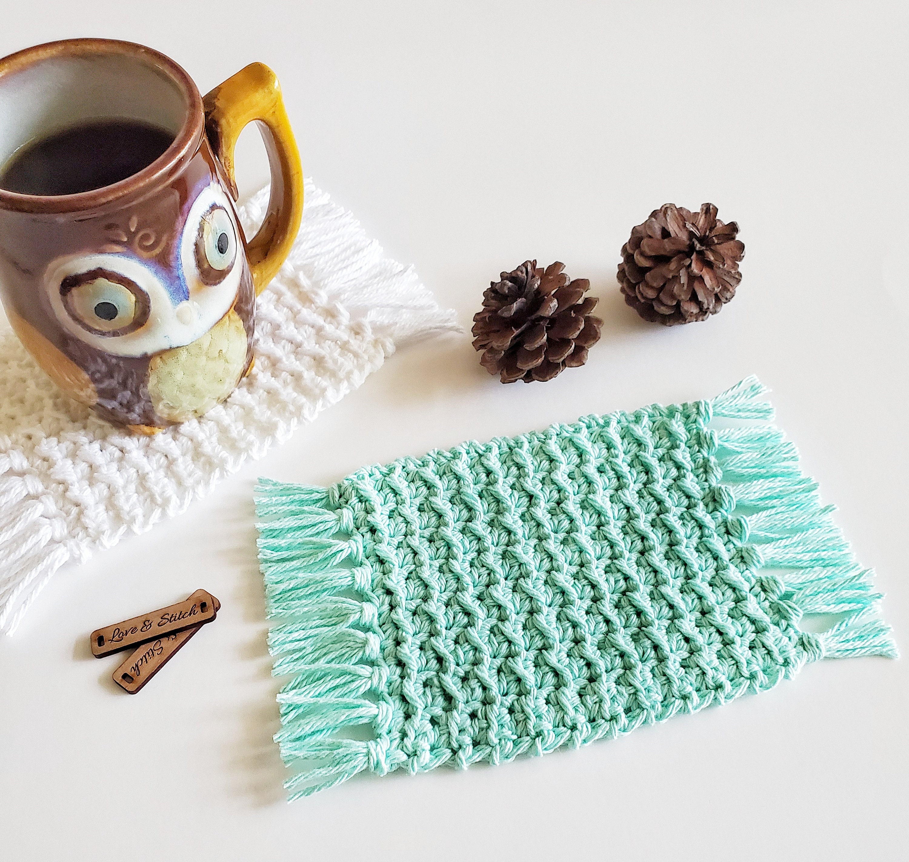37 Mug Rug Crochet Patterns: Enhance Your Coffee Breaks in Style! 34 Crochet Pattern Penelope Mug Rug Crochet Mug Rug