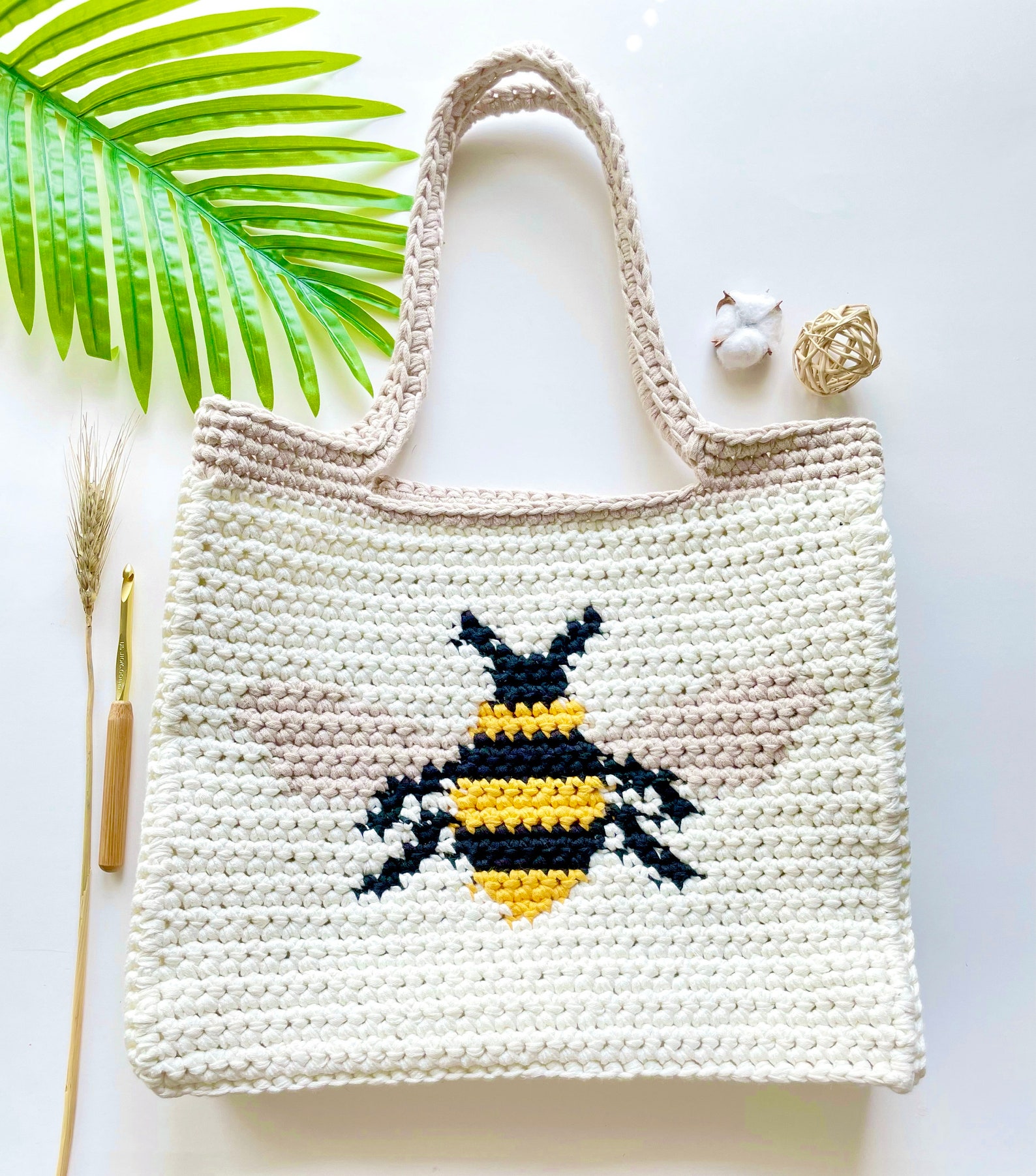 Crochet Pattern the Bee Hive Day Bag Crochet Bag Pattern Crochet Purse Pattern Crochet Bee