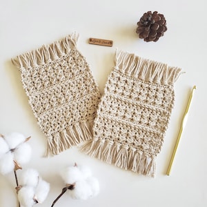 Häkelanleitung | Der Addison Becher Teppich | Mug Rug Häkelmuster | Untersetzer häkeln | Handmade Wohndekor | Sofortdownload | PDF-Datei