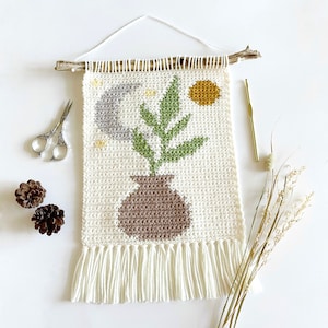 Crochet Pattern | The Oh So Boho Wall Hanging | Crochet Wall Hanging Pattern | Boho Crochet Pattern | Instant Download | PDF image 2