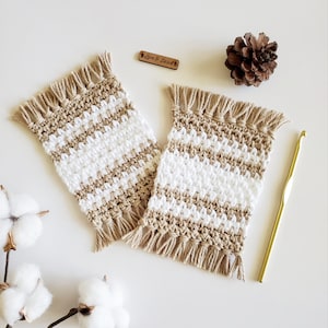 Crochet Pattern | The Caroline Mug Rug | Crochet Mug Rug Pattern | Crochet Coaster Pattern | Handmade Home Decor | Instant Download | PDF