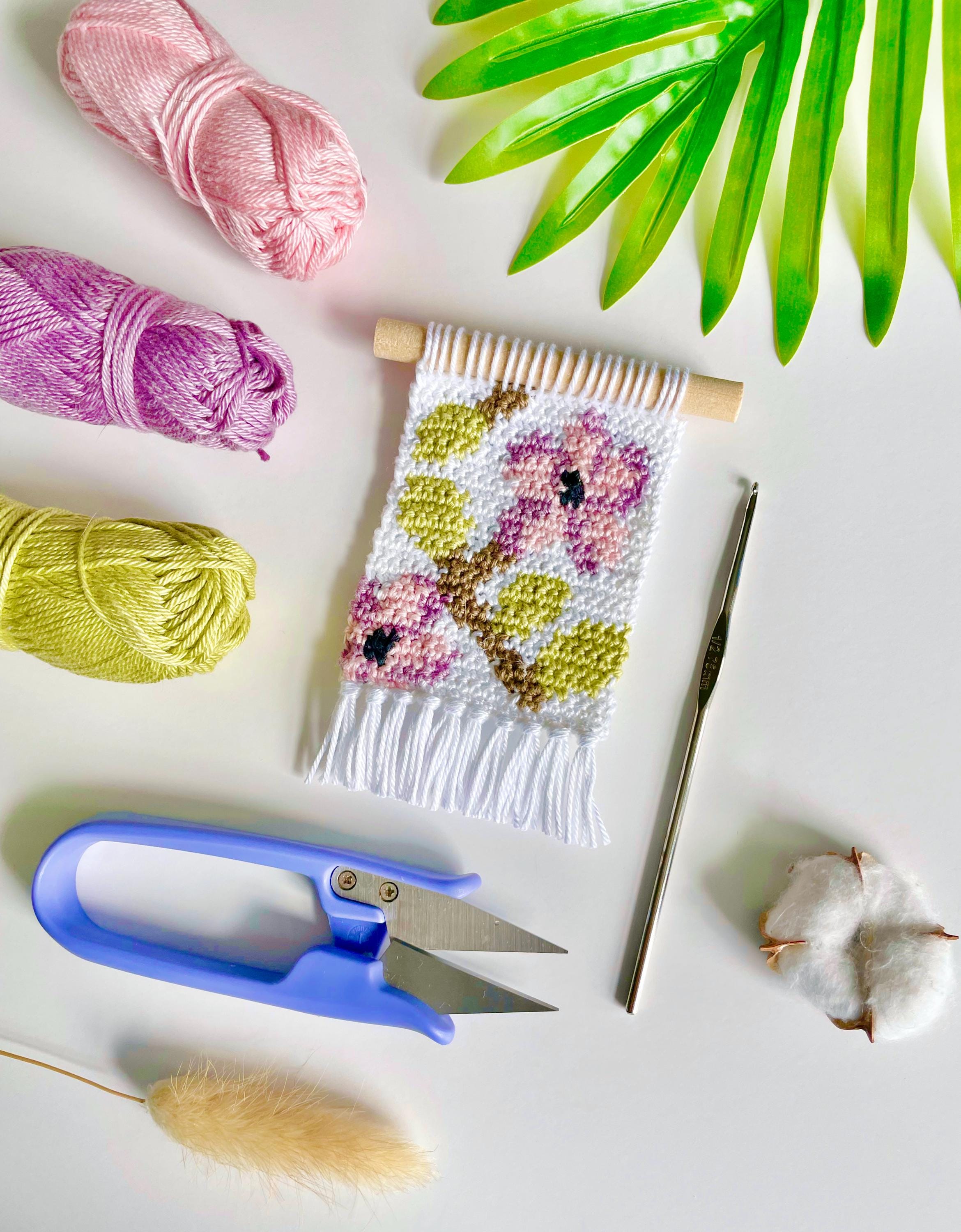 39 Cherry Blossom Crochet Patterns for Spring Decor, Gifts and Accessories 7 Crochet Pattern Cherry Blossom Car Charm Car Charm