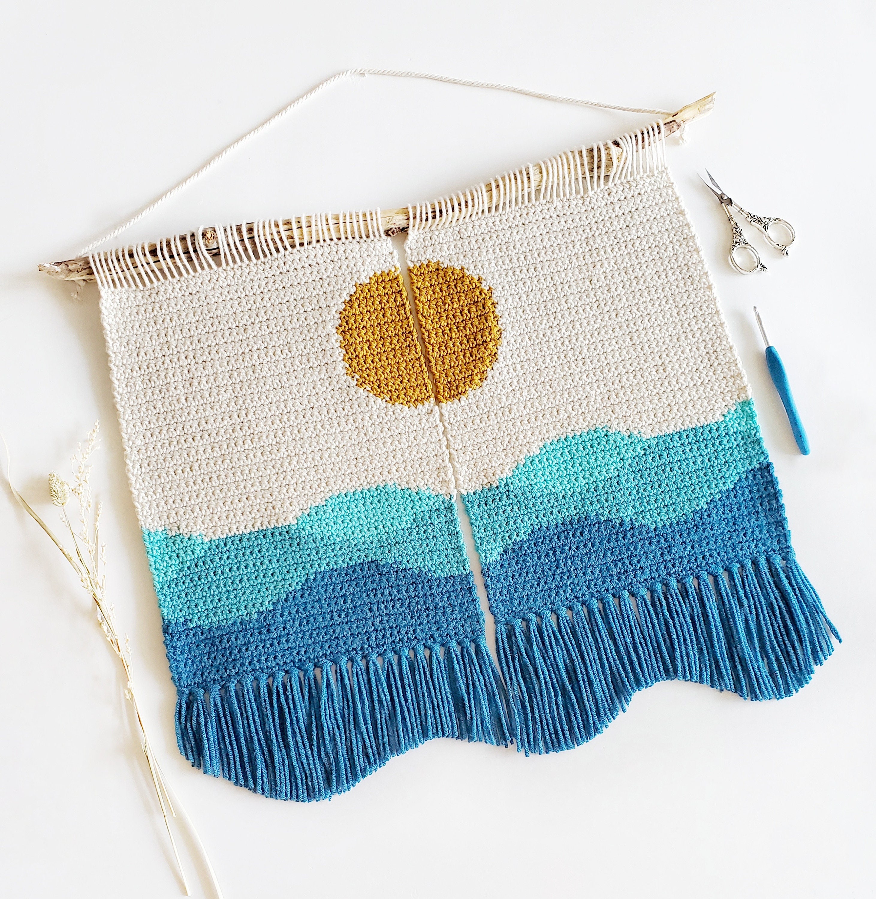 Crochet wall tapestry new arrivals