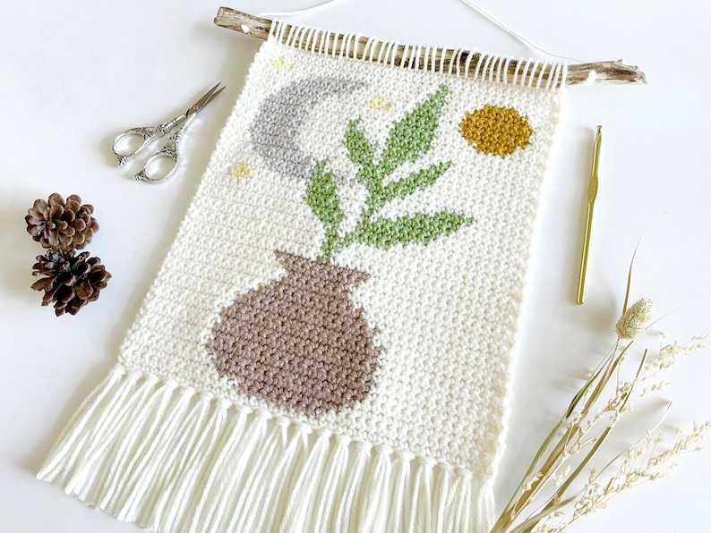 Crochet Pattern | The Oh So Boho Wall Hanging | Crochet Wall Hanging Pattern | Boho Crochet Pattern | Instant Download | PDF image 3