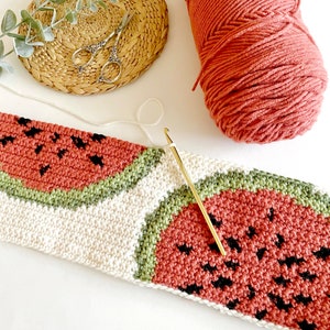 Crochet Pattern The Watermelon Garden Wall Hanging Wall Hanging Crochet Pattern Watermelon Crochet Pattern Instant Download PDF image 3