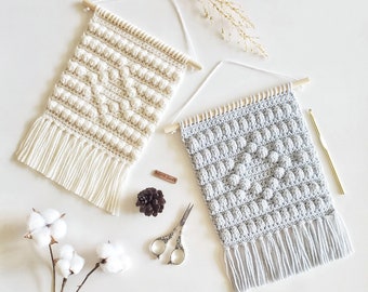 Patrón de crochet / Mini Amelia para colgar en la pared / Patrón de crochet para colgar en la pared / Patrón de crochet para colgar en la pared estilo bohemio / Descarga instantánea / PDF