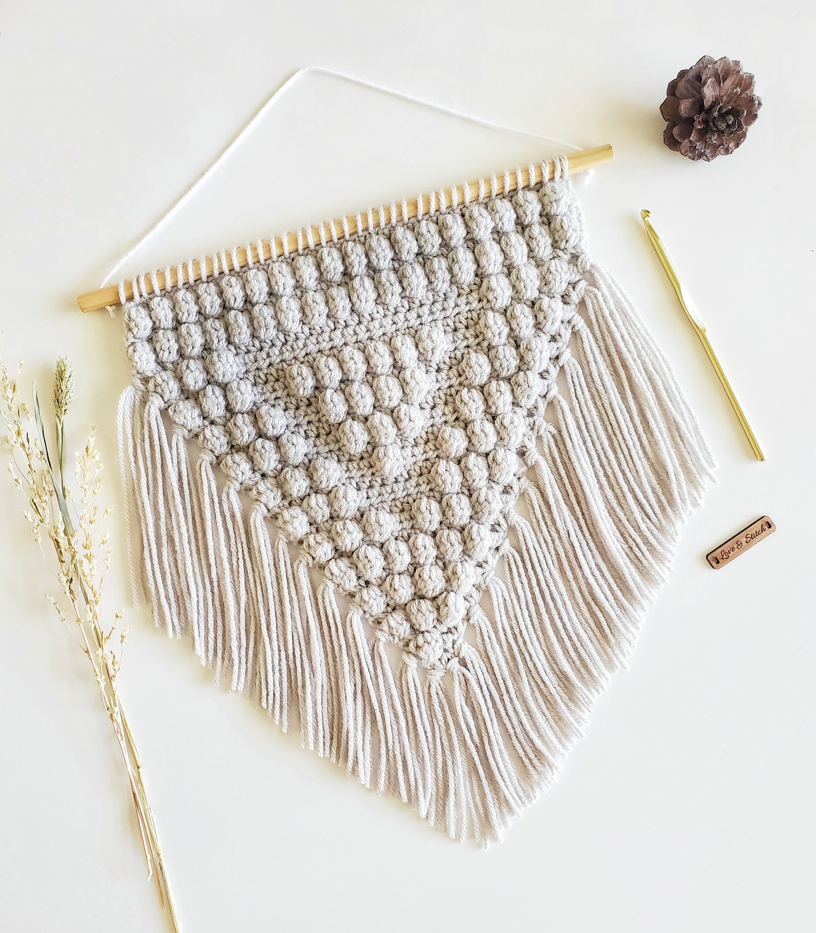 40 Boho Crochet Patterns: Unleash Your Creativity with Trendy Designs 23 Crochet Pattern The Mini Ada Wall Hanging Crochet Wall