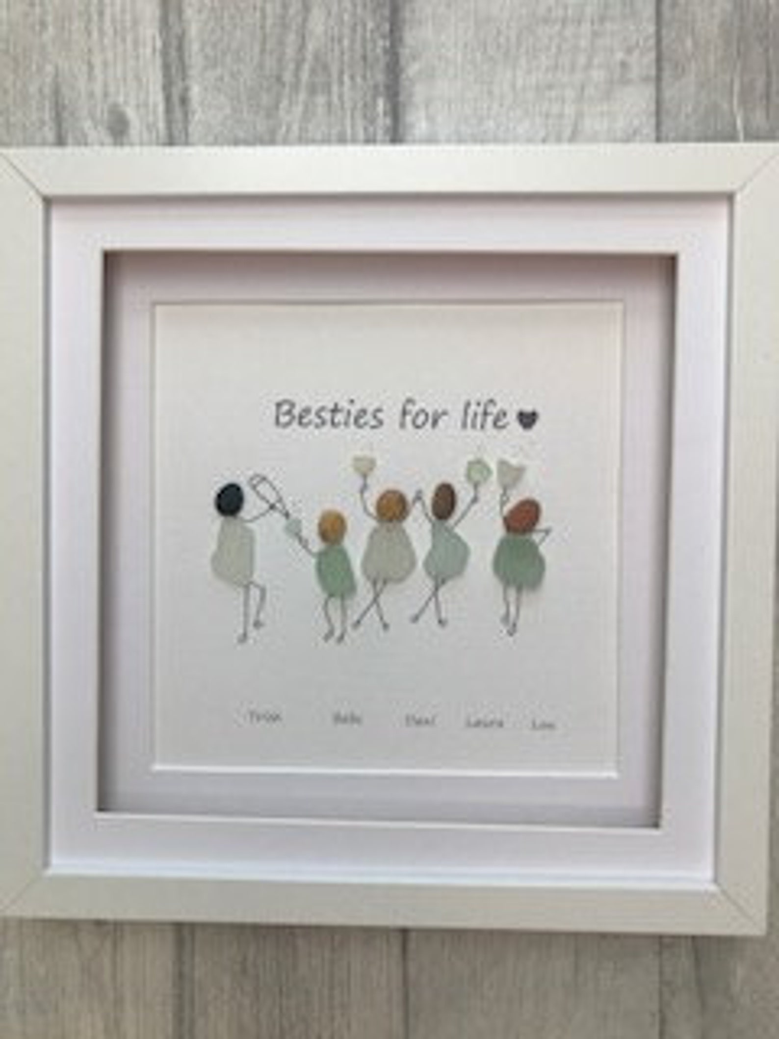 Pebble Art best Friends Gift Group Friendship Gift Cornish Etsy