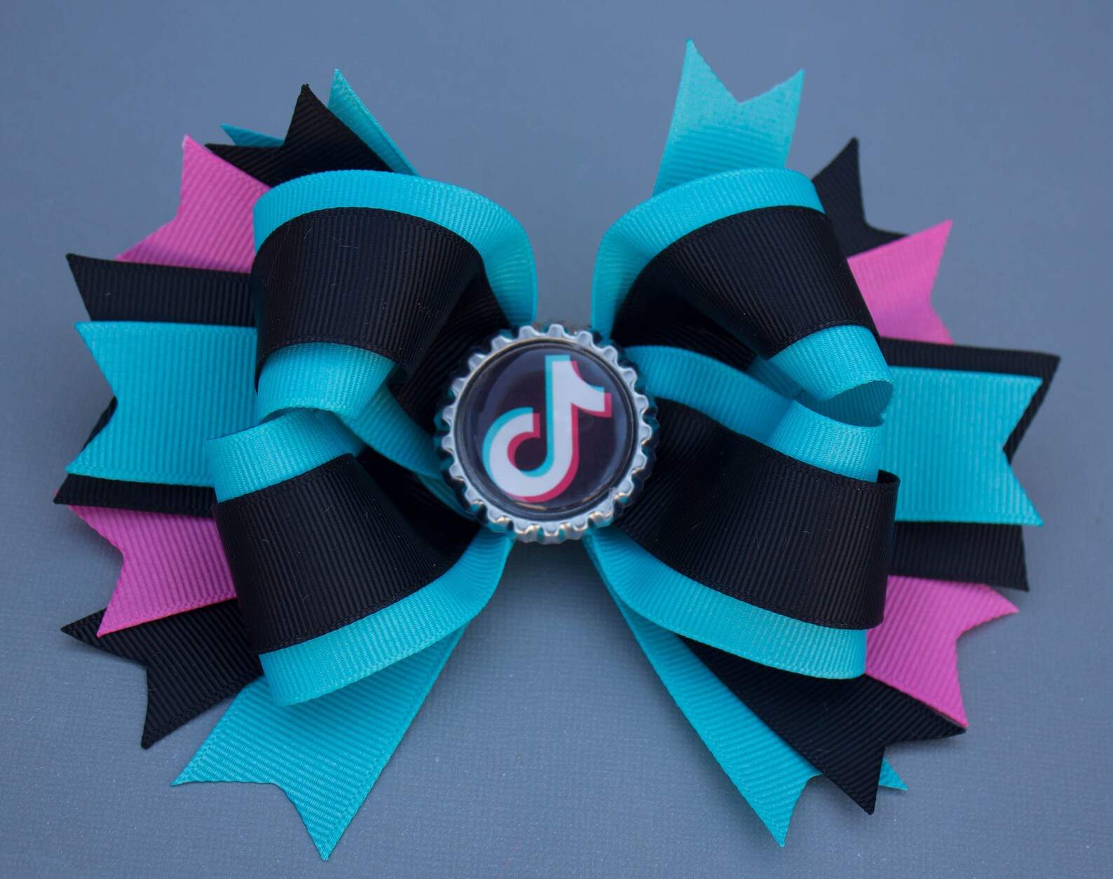 Tik Tok Bow Tik Tok Birthday Bow Tik Tok Party Tik Tok Etsy Denmark