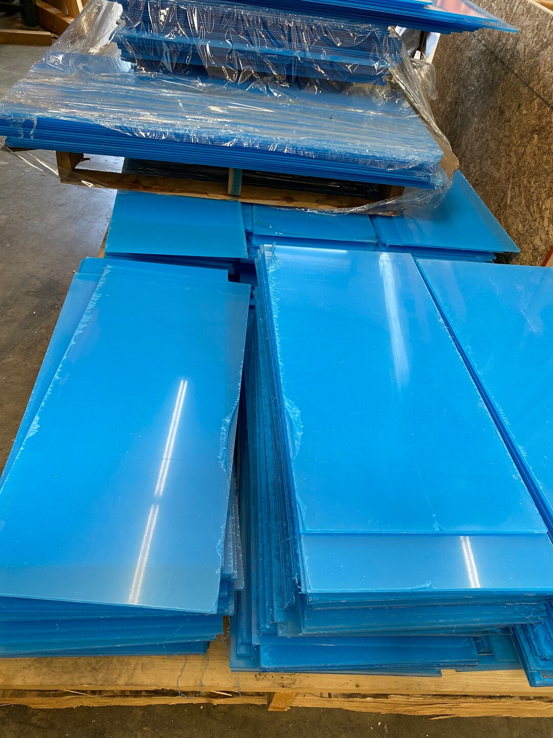 Clear Acrylic Sheets various Sizes 1/4 Thick With Protective Film