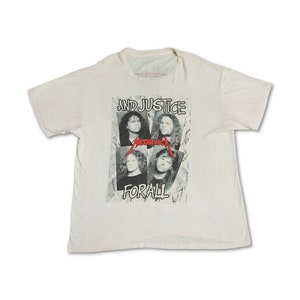 Vintage Metallica And Justice For All Promo Album T Shirt Etsy