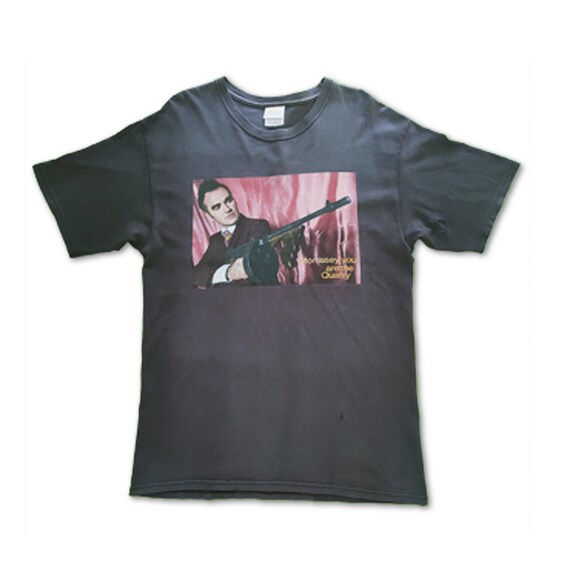vintage faded morrissey t shirt