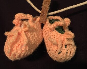 Crochet Baby Ballet Slippers