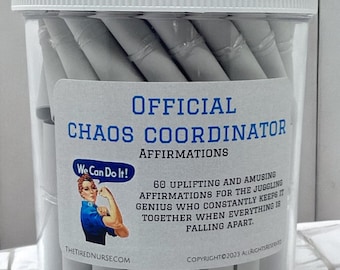 Chaos Coordinator Affirmation Jar: 60 Inspirational Quotes for Multitaskers