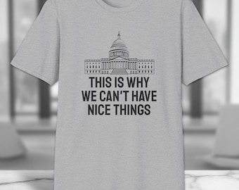 This Is Why We Can't Have Nice Things, Political T-Shirt, Drain the Swamp, Rampant Corruption Fraud